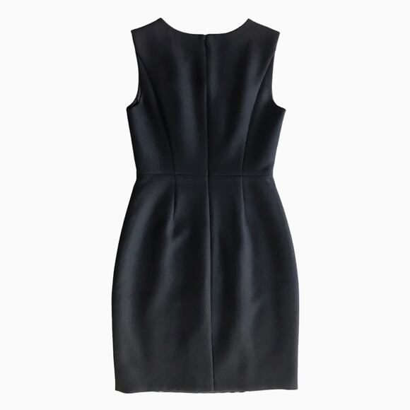 J.Crew Sleeveless Chevron Tweed Wool Pencil Sheath Dress, Size 00P (MSRP $168) - Picture 2 of 6